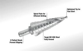 img 1 attached to 🔩 ACTOOL Industrial Drill: Enhancing Efficiency with Double Spiral Cutting Technology