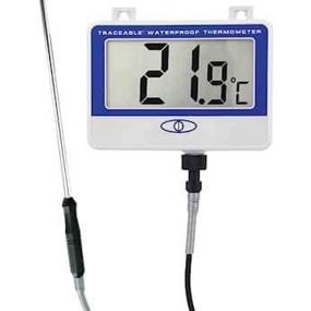 img 1 attached to Digi Sense Calibrated Digital Thermometer Waterproof