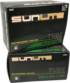 img 2 attached to 🚲 Sunlite Bicycles Street Fit 360 Tube 20x1.50-1.95: Ideal for BMX, Kids, Child & Youth Bikes with Same Tire Dimensions