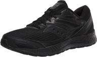 👟 saucony cohesion walking shoes: black and white men's performance footwear логотип