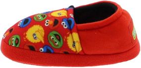 img 3 attached to 🍪 Sesame Street Elmo Cookie Monster Aline Slippers: Perfect for Boys and Girls (Toddler/Little Kid)