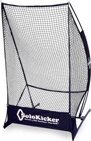 img 3 attached to 🏈 Bownet Solokicker Football Kicking Net - Portable, Easy-to-Setup Training Football Net for Kicking and Punting Practice (Solo Kicker, 7'4" x 4'), Black - With Carrying Case