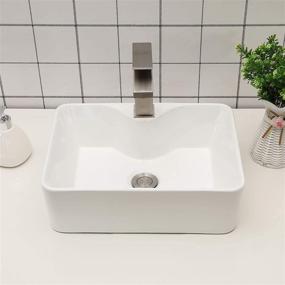 img 2 attached to Vessel Sink Rectangular Rectangle Bathroom