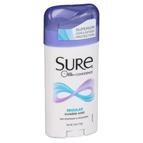 img 1 attached to SURE Antiperspirant Deodorant Solid Regular 2.6 oz 6 Pack