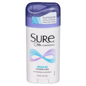 img 2 attached to SURE Antiperspirant Deodorant Solid Regular 2.6 oz 6 Pack