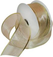 lustrous metallic 50 yard ribbon by morex logo