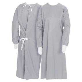 img 4 attached to Reusable Isolation Gown Gray Blockade