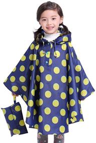 img 4 attached to Spmor Kids Poncho Hooded Jacket Apparel & Accessories Baby Boys