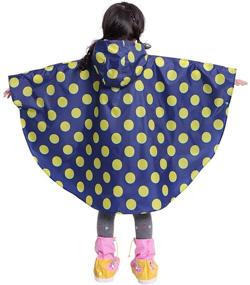 img 1 attached to Spmor Kids Poncho Hooded Jacket Apparel & Accessories Baby Boys