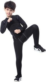 img 3 attached to 👕 TERODACO детские компрессионные термобелье для повышения производительности