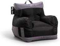 dorm 2.0 bean bag chair: big joe, two tone black - worth the buy? logo