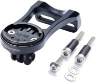 wileosix комбинированный крепеж для велокомпьютера out front bike mount для wahoo elemnt, elemnt bolt, elemnt mini - включает адаптер gopro и для насадки велосипедного фонаря. логотип