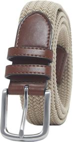 img 4 attached to Stretch Woven Braid Men's Accessories and Belts by Amazon Essentials