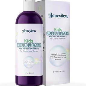 img 4 attached to 🛀 Lavender Bubble Bath for Kids with Aloe: Relaxing Aromatherapy wash enriched with Nourishing Aloe Vera and Vitamin E