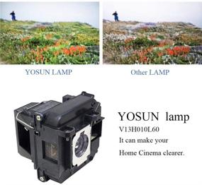 img 3 attached to 🔦 YOSUN v13h010l60 v13h010l61 Projector Lamp for Epson elplp60 elplp61 PowerLite 420 425W 905 92 93 95 96W 1835 430 435W 915W D6150 Projector Replacement Lamp Bulb with Housing" -> "YOSUN v13h010l60 v13h010l61 Projector Lamp for Epson PowerLite 420 425W 905 92 93 95 96W 1835 430 435W 915W D6150 - Replacement Lamp Bulb with Housing from elplp60 elplp61