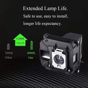 img 2 attached to 🔦 YOSUN v13h010l60 v13h010l61 Projector Lamp for Epson elplp60 elplp61 PowerLite 420 425W 905 92 93 95 96W 1835 430 435W 915W D6150 Projector Replacement Lamp Bulb with Housing" -> "YOSUN v13h010l60 v13h010l61 Projector Lamp for Epson PowerLite 420 425W 905 92 93 95 96W 1835 430 435W 915W D6150 - Replacement Lamp Bulb with Housing from elplp60 elplp61