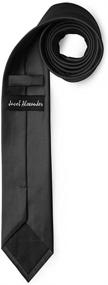 img 2 attached to 👔 Stylish and Sleek: Jacob Alexander Skinny Width Solid Men's Accessories for the Fashion Savvy