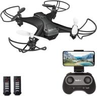 🚁 mini drone with 720p hd camera: fpv wifi rc quadcopter with 2 batteries, 3d flips, and app control – perfect toy drone for kids and beginners logo