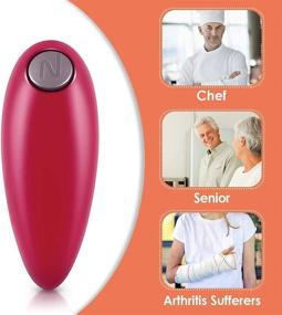 img 3 attached to 🔌 Electric Can Opener for Restaurants - Smooth Edge Automatic Electric Can Opener, Top Choice for Chefs