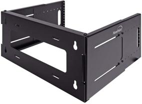 img 2 attached to 🔧 NavePoint 4U Wall Mount Bracket: Extendable Network Equipment Rack with Threaded Standard 19 Inch - Ultimate Solution for Organizing and Securing Your Network Devices