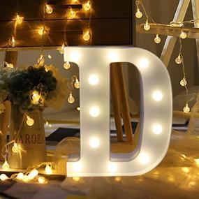 img 2 attached to Marquee Alphabet Birthday Christmas Decoration Seasonal Decor