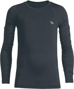 img 4 attached to Stay Warm and Comfy with BALEAF 🔥 Compression Thermal Fleece Sleeve Boys' Clothing at Active