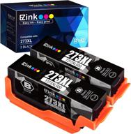 🖨️ e-z ink (tm) remanufactured 273xl 273 xl t273xl ink cartridge replacement for epson xp-520 xp-600 xp-610 xp-620 xp-810 xp-820 printer (2 black) - 2 pack logo