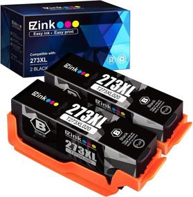 img 4 attached to 🖨️ E-Z Ink (TM) Remanufactured 273XL 273 XL T273XL Ink Cartridge Replacement for Epson XP-520 XP-600 XP-610 XP-620 XP-810 XP-820 Printer (2 Black) - 2 Pack