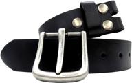 genuine leather cowhide vintage removable men's accessories in belts logo