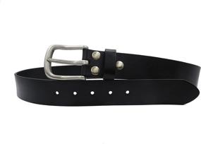 img 3 attached to Genuine Leather Cowhide Vintage Removable Men's Accessories in Belts