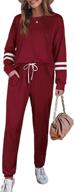 🎄 women's christmas lounge sweatsuits with jogger outfits - enhance your style with comfy clothing logo