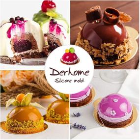 img 1 attached to Derhome Silicone Chocolate Pudding Handmade Kitchen & Dining and Bakeware