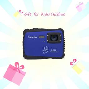 img 2 attached to Vmotal Kids Camera: Waterproof HD Camcorder for Children – Dustproof, Action-packed Fun with 2 Inch LCD Display (Blue)
