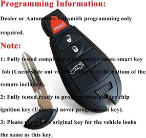 img 2 attached to 🔑 High-performance Key Fob Replacement: SaverRemotes Compatible with 2013-2016 Dodge Dart - M3N32297100