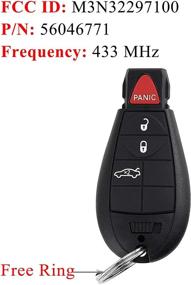 img 3 attached to 🔑 High-performance Key Fob Replacement: SaverRemotes Compatible with 2013-2016 Dodge Dart - M3N32297100