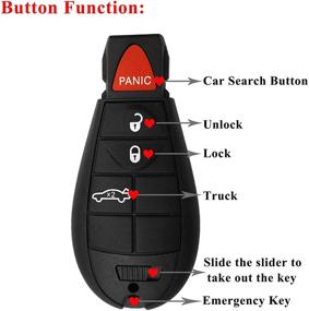 img 1 attached to 🔑 High-performance Key Fob Replacement: SaverRemotes Compatible with 2013-2016 Dodge Dart - M3N32297100