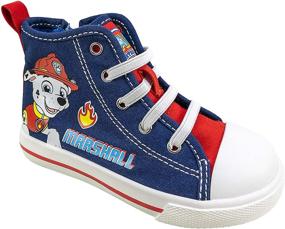 img 2 attached to Paw Patrol Marshall Closure Toddler Boys' Shoes