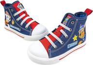 paw patrol marshall closure toddler boys' shoes logo