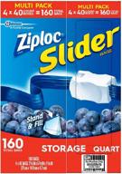 🔒 ziploc slider storage bags, quart size, 160 ct. - bulk savings for food storage bags & containers logo