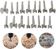 🔩 titanium forstner drill bits for precision woodworking: 15mm to 38mm sizes logo