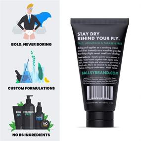 img 2 attached to 💪 Men's Ball Deodorant: Ballsy Ballguard - Anti-Chafing, Anti-Itch Cream to Powder, Aluminum-Free Dry Deodorant for Super Fresh Balls - Ideal Grooming Gifts