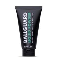 💪 men's ball deodorant: ballsy ballguard - anti-chafing, anti-itch cream to powder, aluminum-free dry deodorant for super fresh balls - ideal grooming gifts logo