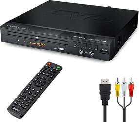img 4 attached to 📀 Gueray HDMI-Compatible DVD Player for TV All Region Free Mini DVD Small with HD 1080P External HDD Playback DVD, Double Mic Port, USB Port, CD Player - Recorded Disc Support