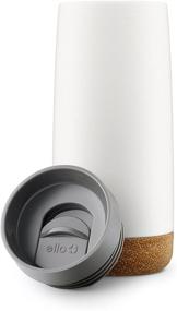 img 1 attached to 🚰 EllO Cole Stainless Steel Water Bottle - Vacuum Insulated with Slider Lid