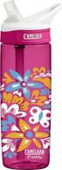 camelbak eddy water bottle review: pop floral design, 0.6 l capacity logo