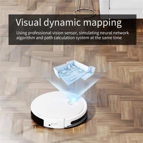 img 3 attached to TECBOT S2 Robot Vacuum Cleaner: Advanced Visual Mapping, 2000Pa WiFi/App/Alexa, Self-Charging & Pet-Friendly - Ideal for Carpets & Hard Floors (150 Mins Run Time)