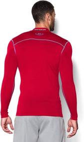 img 3 attached to 🔥 Stay Warm and Compressed with Under Armour Men's ColdGear Armour Mock Long-Sleeve T-Shirt