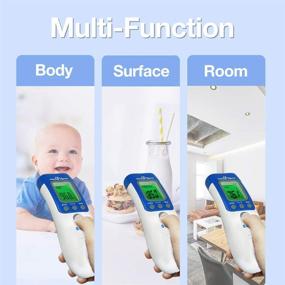 img 1 attached to Easy@Home NCT-301: 3 in 1 Non-Contact Infrared Forehead Thermometer for Baby, Adult, and Child