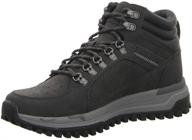 skechers usa mens hiking brown logo