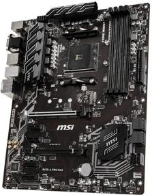 img 2 attached to 🔧 MSI B450-A Pro Max ATX Motherboard for AMD Ryzen 2nd and 3rd Gen with M.2, USB 3.0, DDR4, D-Sub, DVI, HDMI, and Crossfire support